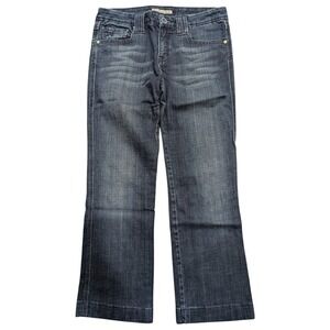 $110 ANONAME Jessica-D Jeans Womens 30 x 28 Short Dark Faded Trouser Style Denim